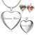 Aro Torliy Custom Locket Necklace, Personalized Heart Photo Locket Necklace - Customized Memorial Lockets That Holds Pictures for Women & Girls
