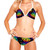 Women Two Piece Push Up Padded Top Tie Side Bottom Triangle Bikini Bathing Suit