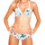 Women Two Piece Push Up Padded Top Tie Side Bottom Triangle Bikini Bathing Suit