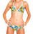 Women Two Piece Push Up Padded Top Tie Side Bottom Triangle Bikini Bathing Suit
