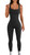 OQQ Women's Yoga Ribbed One Piece Tank Top Sleeveless Exercise JumpSuit Romper, Black2, Medium