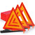 SAFEMATE 3 Pack Warning Triangle DOT Approved, Foldable Emergency Safety Reflective Triangles for Roadside Vehicles Breakdown with Carrying Case