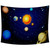 KQNZT Tapestry, Wall Hanging for Living Room Home Dorm Decorations Tapestries, Solar System Galaxy Planets Space
