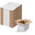 Calenzana 7x5x5 Shipping Boxes Set of 40, White Corrugated Cardboard Box for Mailing Packing Gifts Small Business