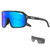 KAPVOE Polarized Cycling Glasses with 3 Interchangeable Lenses TR90 Sports Sunglasses Women Men