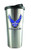 Spoontiques 20831 U.S. Air Force Stainless Steel Travel Mug, Silver