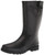 Western Chief Women Solid Tall Waterproof Rain Boot, Black Matte, 9