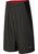 Mizuno Running Men's Drylite Geo Shorts, X-Large, Dark Shadow/Black