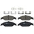 TRW Pro TRC0804 Disc Brake Pad Set For Ford Mustang 1999-2004, Front