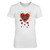 FanPrint Auburn Tigers T-Shirt - Flying-Heart-If13-Ic13-Ds85 - Women's Tee/White/L