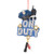 Midwest-CBK On Duty Officer Police Blue 5 x 5 Resin Stone Christmas Hanging Ornament