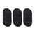 Stance Icon No Show 3 Pack Socks (Small, Black)