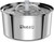 BLUZZO Cat Water Fountain Stainless Steel with Filter, 3.2L/108Oz Large Capacity Automatic Pet Water Fountain, Cat Dog Water Dispenser with Ultra-Quiet Pump for Multiple Pets, Dishwasher Safe