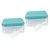 STOBOK 2 Sets Ice Cube Mold Silicone Trays for Freezer Mini Stencils Ice Molds for Cocktails Ice Cube Maker Tray Small Ice Tray Ice Storage Bin for Freezer Silica Gel High Capacity Blue