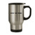 Molandra Products Trust The Timing - 14oz Stainless Steel Travel Mug, Silver