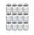 Homepointe Canning Jars, Glass, Regular Mouth, Pint, 16 oz, 12-Pk