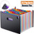 Expanding File Folder 24 Pockets, Multi-Color Accordion A4 Document Organizer with Expandable Wallet Stand  Works on A4 Size and Letter Size