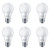 Deutscher A19 Light Bulb, 75 Watt Equivalent 12,5W, e26 Base LED Light Bulb, 5000K Daylight, Non-Dimmable LED Light Bulb, Energy Efficient, Standard Replacement, 6-Pack