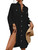 Bsubseach Swimsuit Coverups for Women Button Down Beach Shirt Dress Bathing Suit Cover Up Resort Wear Black XL Bsubseach Swimsuit Coverups for Women Button Down Beach Shirt Dress Bathing Suit Cover Up Resort Wear Black XL
