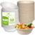 greensight 32oz Large Paper Bowls Disposable, 100 Pack Compostable Bowls For Hot Soup, Salads,Cereals, Heavy Duty Paper Bowls, Biodegradable Bowls Made From Sugarcane Fibers