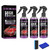 KVVS Teeporus Car Shine, 3 in 1 High Protection Fast Car Ceramic Coating Spray, Car Scratch Nano Repair Spray, Car Coating Fast Wax Polishing Spray, Plastic Refresher, Fast Fine Scratch Repair (3pcs)