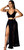 Misstyle Women's Sexy Summer 2 Piece Maxi Dress High Split Maxi Skirt Set chiffon skirt Set