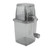 VTOSEN Small Portable Manual Ice Crusher Snow Cone Machine - Hand Operated Shaver for Home - Small Ice Crusher, Shaved Ice Maker, Snow Cone Maker(Grey)