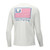 HUK Men's Standard Pursuit Graphic Long Sleeve, Sun Protect Fishing Shirt, Bars-White, Small