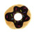 Snuggle Stuffs Sprinkles Donut 14" Chocolate Plush Throw Pillow