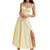 Women Y2k Square Neck Lace Trim Long Dress Low Cut Sleeveless Bustier Midi Dress Going Out Spaghetti Strap Sundress A-Yellow