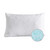 NTCOCO Pillow, Shredded Memory Foam Bed Pillows for Sleeping, with Washable Removable Bamboo Cooling Hypoallergenic Sleep Pillow for Back and Side Sleeper, Queen (1-Pack)