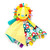 Bright Starts Cuddle Tags Blankie -Lion