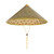 Queenbox Asian Bamboo Coolie Hat,Japanese Weave Straw Hat,Vietnamese Farmer Hat