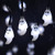 LEVIITEC Solar Halloween Decorations String Lights, 30 LED Waterproof Cute Ghost LED Holiday Lights Outdoor Decor, 8 Modes Steady/Flickering Lights [Light Sensor] 19.7ft Cool White