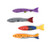 ZHMY Diving Toy Pool Glide Shark Throw Torpedo Underwater, Pool Shark (Red,Blue,green1)