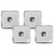 {Universal Junction Box for Camera} Security Camera Junction Box Hide Cable, Wall Ceiling Mount Bracket for CCTV Cam, Base Boxes for Dome Bullet Outdoor Camera, ABS Plastic Electric Enclosure (4 Pack)