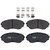 TRW Pro TRH0551 Disc Brake Pad Set For Mazda MPV 1992-1998, Front