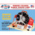 Atlantis STEM Wright Cyclone Engine 1/12 Scale Plastic Model kit Made in The USA