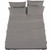 Raymond Waites 3 Piece Sheet Set, Cotton Rich, 400-Thread Count, Dark Gray, Twin Sheet Set