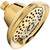 Massage Shower Head With Mist - High Pressure Boosting, Multi-Function, Massaging Rainfall Showerhead For Low Flow Showers & Adjustable Water Saving Nozzle, 2.5 GPM - Polished Brass