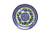 Polish Pottery Plate - Salad/Dessert (7 3/4") - Blue Berries