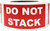 Do Not Stack Warning Shipping Labels 2 x 4" Inventory Warehouse Stickers - 500 on a Roll
