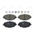 TRW Pro TRC0571 Disc Brake Pad Set For Lexus SC400 1992-2000, Front, And Other Applications