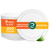 ECO SOUL Pearl White 9 Inch [200-Pack] Paper Plates (PFAS Free) | 100% Compostable Disposable Bagasse I Heavy Duty Eco-Friendly Dinner Plates I Biodegradable Sugarcane Eco Plates | Microwavable