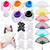 18 Pcs Tea Party Supplies Lets Partea Party Favor Decoration with Girls Tea Party Hats Tea Party Folding Fan Lace Gloves For Girl Kids Children Lets Partea Party Favors