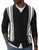PJ PAUL JONES Mens Long Sleeve Button Down Knitting Cardigans Sweater for Polos 2XL Black PJ PAUL JONES Mens Long Sleeve Button Down Knitting Cardigans Sweater for Polos 2XL Black