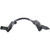 Evan Fischer Fender Liner Compatible with 1996-2002 BMW Z3, Front Passenger Side Plastic Material BM1249128