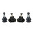 4 Pc Front LH RH Upper and Lower Ball Joints Suspension Kit