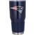Logo Brands 619-S30T-1: New England Patriots Gameday 30 oz Stainless Tumbler
