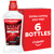 Colgate Optic White Whitening Mouthwash, 2% Hydrogen Peroxide, Fresh Mint, 32 Ounce, 6 Pack